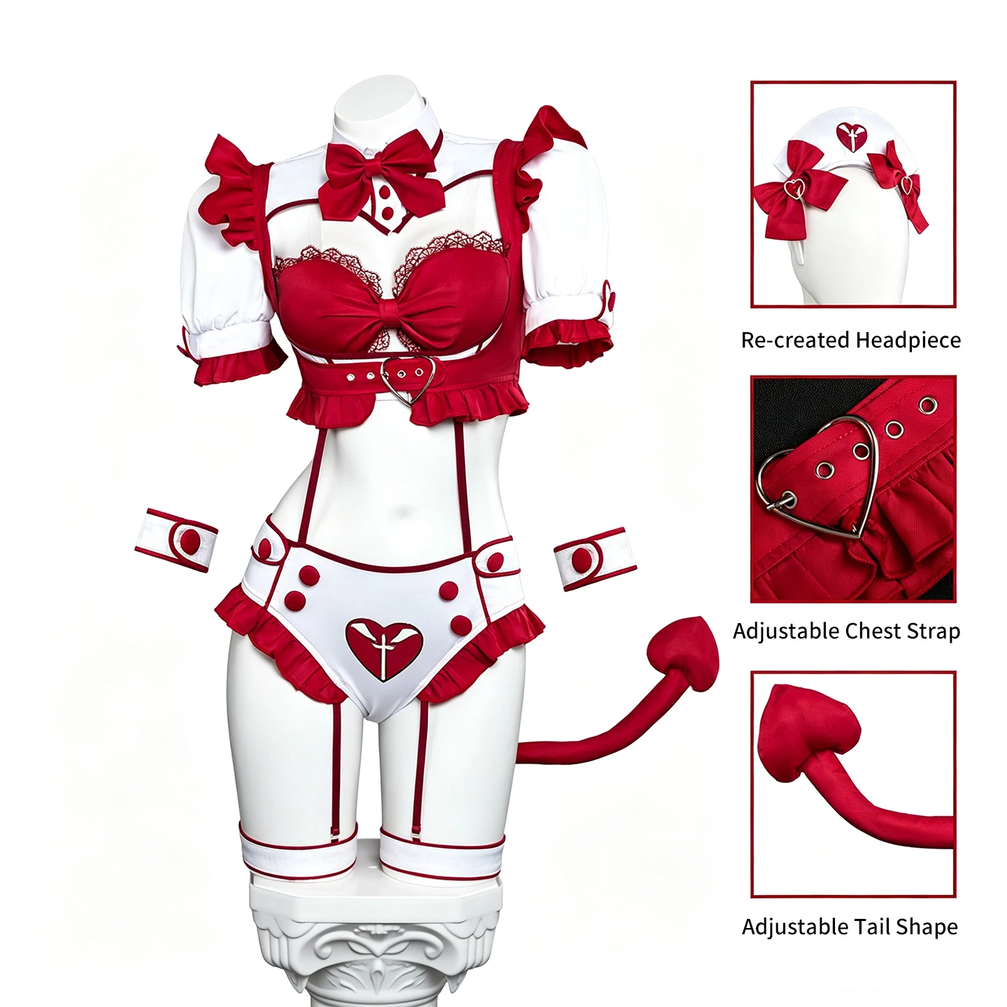 robe-de-demoiselle-japonaise-rouge-a-cœur-costume-de-cosplay-tenue-d'anime-mignonne-deguisement-fantaisie-pour-halloween-et-soiree-a-theme-pour-femmes
