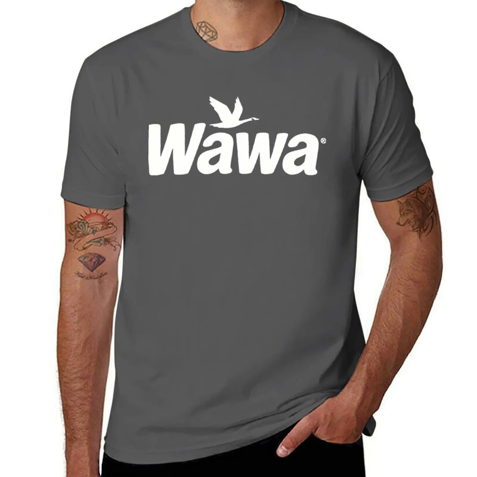 

Wawa Logo T-Shirt Quick Dry Fishing T-Shirt