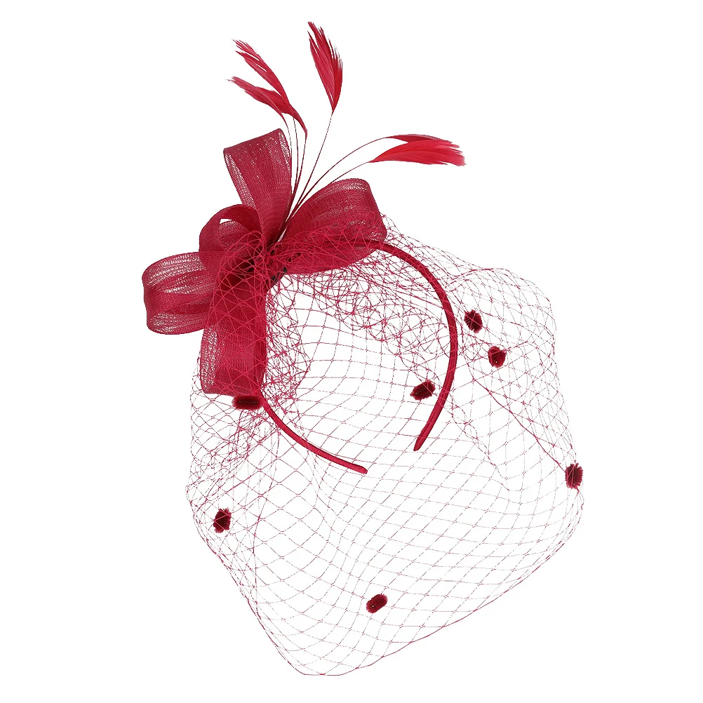 

Mesh Head Flower Hair Clip Wedding Headdress Party Supply Bridal Gauze Accessories Women Hairpins Design Practicality