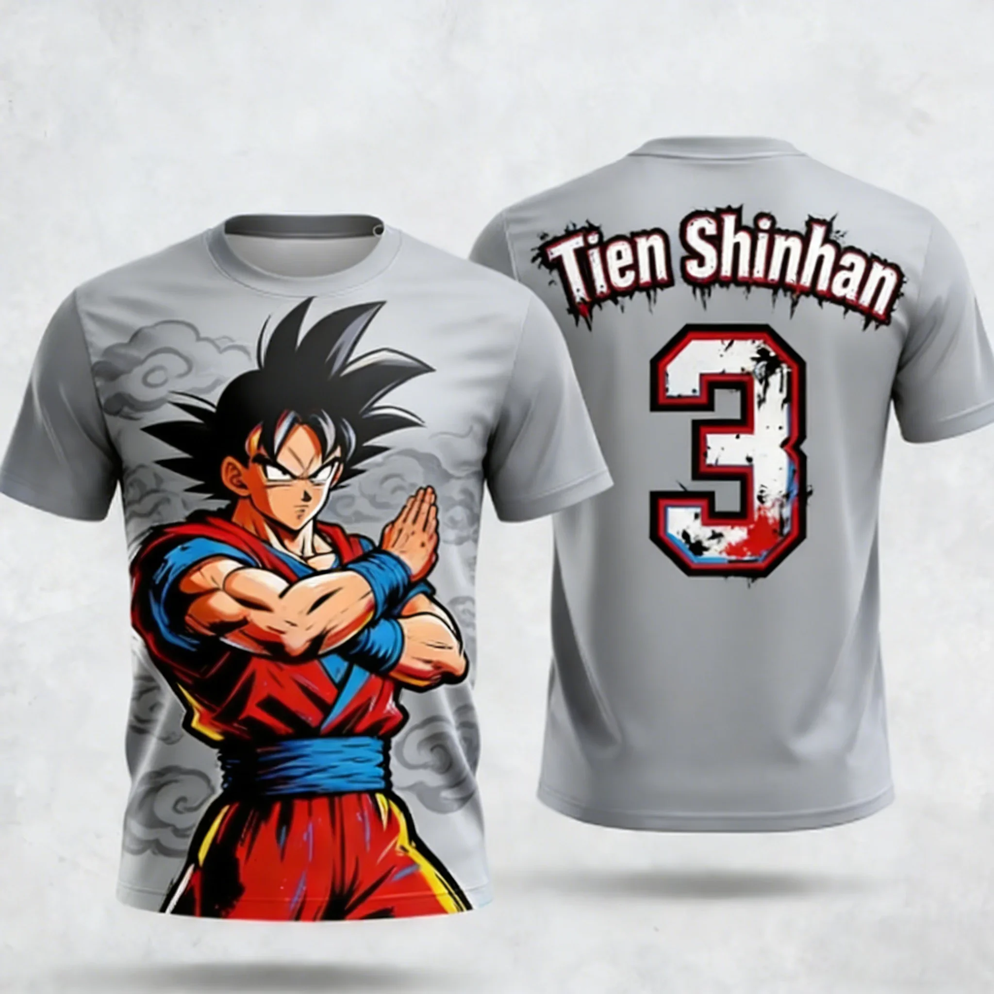 Die 2026er Version des Dragon Ball Z Special Edition Fußballtrikots für Erwachsene im Airbrush-Stil, Fußball-Sport-T-Shirt für Kinder