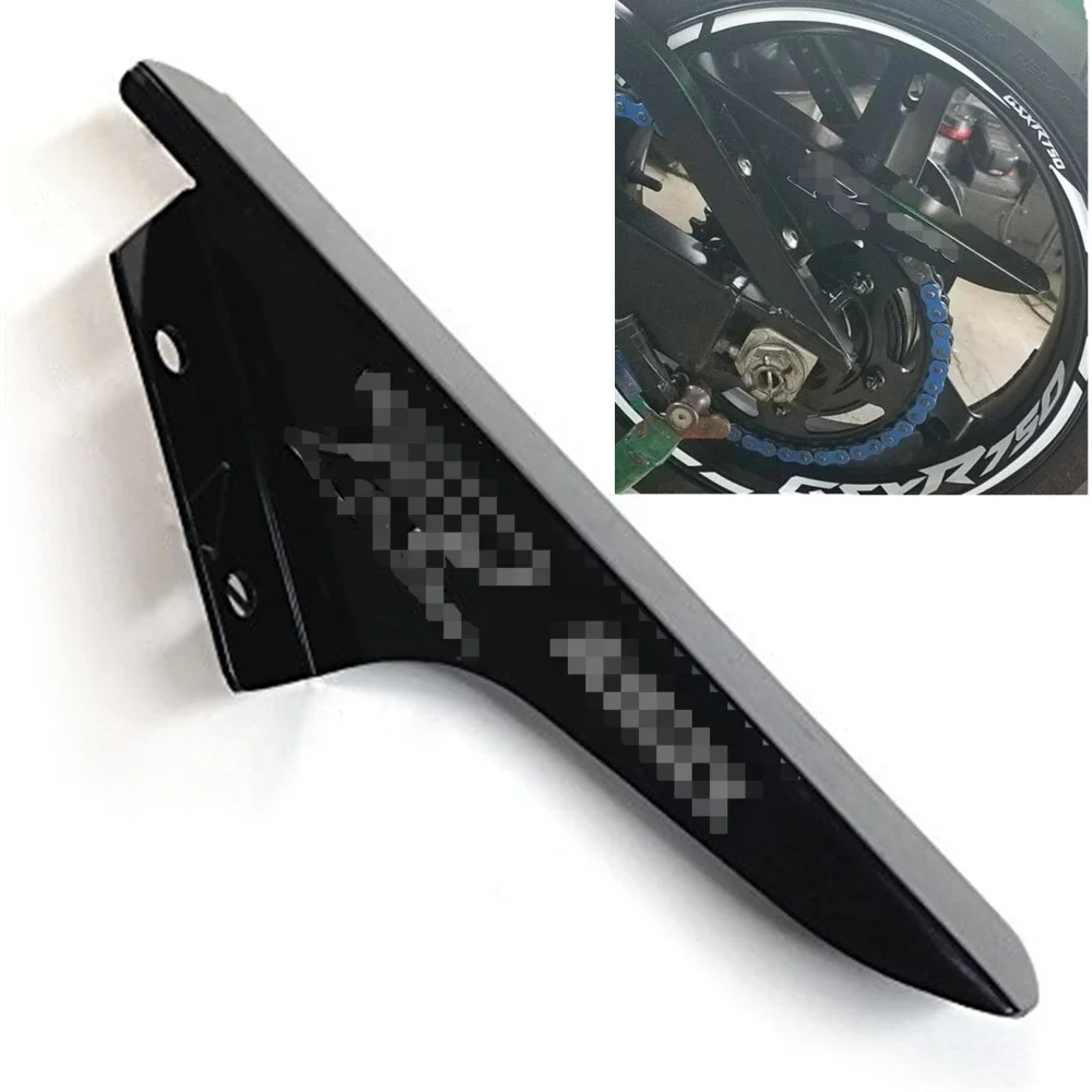 スズキGSXR 600 GSXR 750 2004 - 2005 04 05用ブラックチェーンガード,オートバイ部品