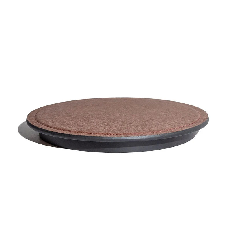 

Modern Circle Trays Leather Table Decoration Tray Living Room Centerpiece Trays Simple Aesthetic Storage Interior Ornaments