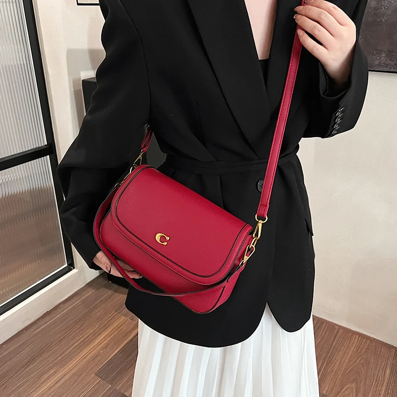レトロ高級女性用ショルダーバッグ エレガントレザー クロスボ - Women'S Bags Jacquemus のレビューと価格