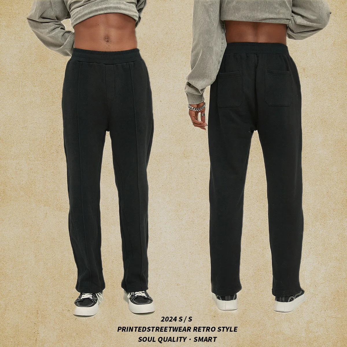 365g Smith fleece sweatpants