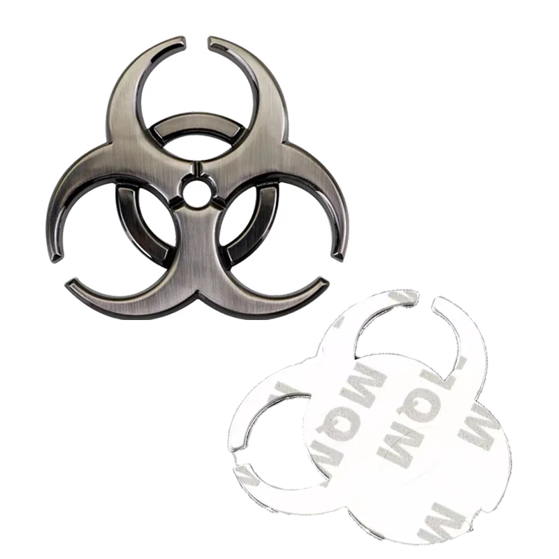 Umbrella Biohazard Car Logo, Umbrella biochemical modified metal car sticker body sticker rear logo side logo