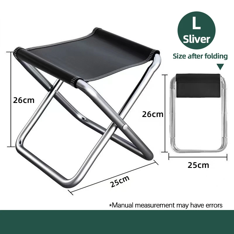 MUMUCC tabouret pliant en fer robuste chaise de Camping Portable pour la pêche en plein air tabouret d'urgence balcon tabouret en métal en gros