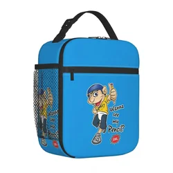 Mariequiles Sml Jeffy Cartoon Insulated Lunch Bags Thermal Bag Reusable Large Tote Lunch Box Men Women School Outdoor