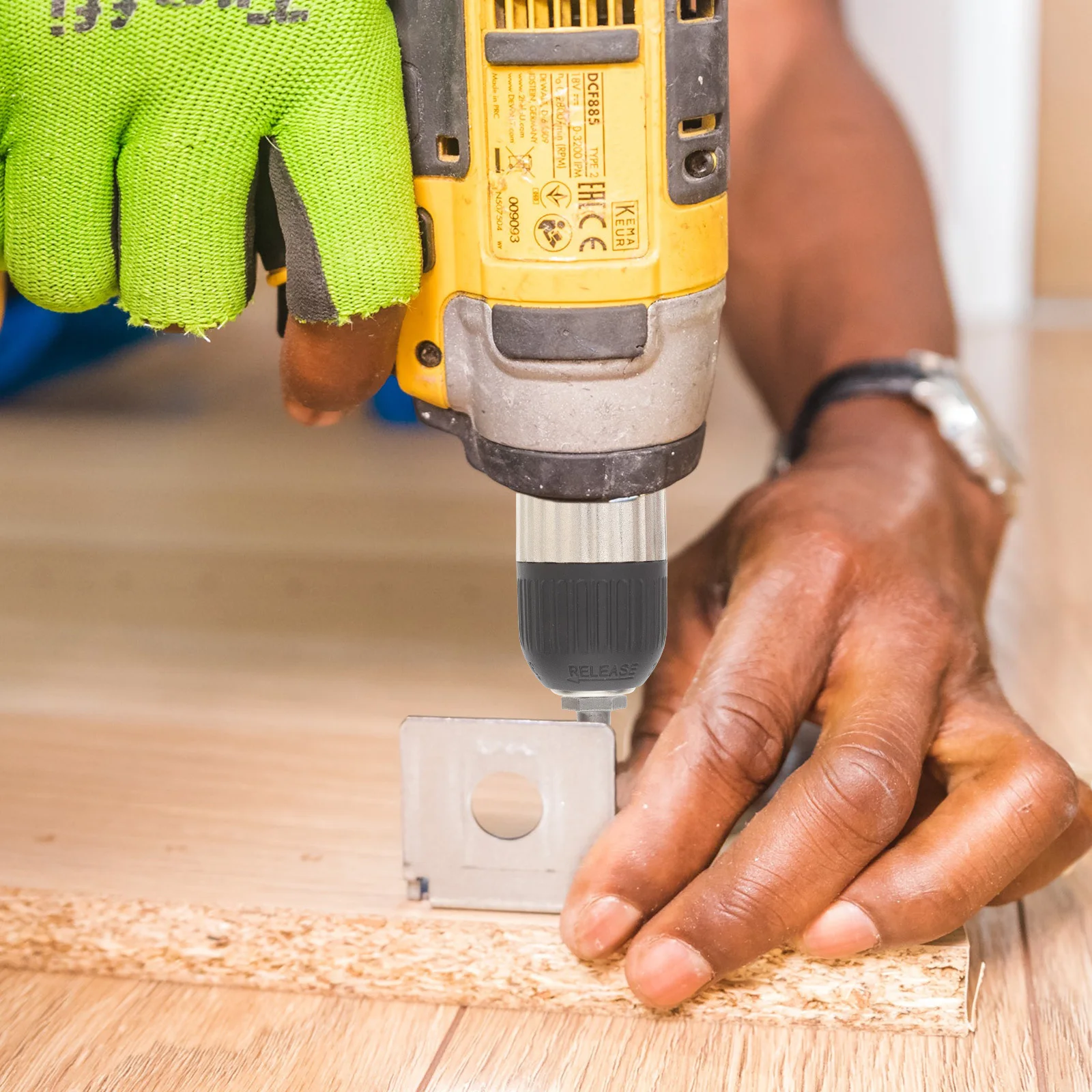 

1Pcs 2-13mm Drill Chuck Keyless Converter Tool Durable Easy Lock Impact Driver Drill Bits Chuck Key