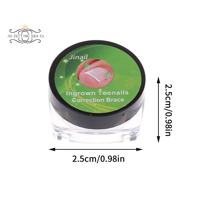 10PCS Strumenti per pedicure Trattamento delle unghie dei piedi incarnite Strumento di correzione dell'unghia del piede incarnita Adesivo patch elastico Raddrizzamento Clip Brace