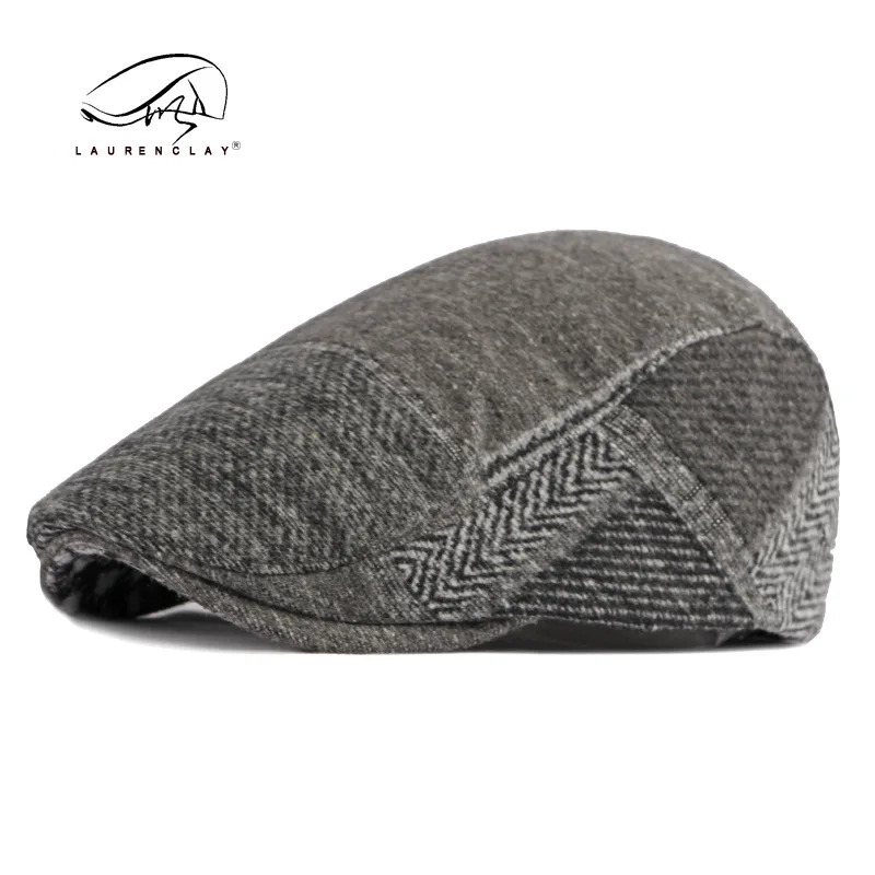 Sombreros de Newsboy ajustables para hombres y mujeres, gorra plana, Cabbie irlandés Gatsby, boinas de hiedra de Tweed