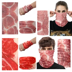 Modische 3d gedruckt Schweine bauch Design Ring Schal Frauen Haarband röhrenförmigen Gesicht Hals Hijab Schal Stirnband Fahrrad Kopftuch