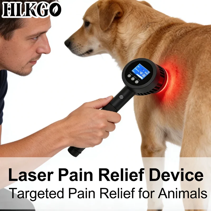Professional 5W Class IV 650nm 808nm Veterinary Laser Therapy for Dogs Cats Horses Bursitis Osteoarthritis Pain Management Home