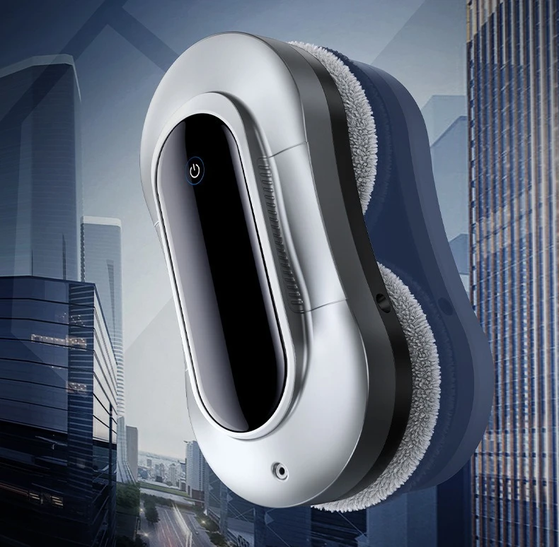 2025년 신형 이중 물 분사 70ml 자동 창문 청소 로봇