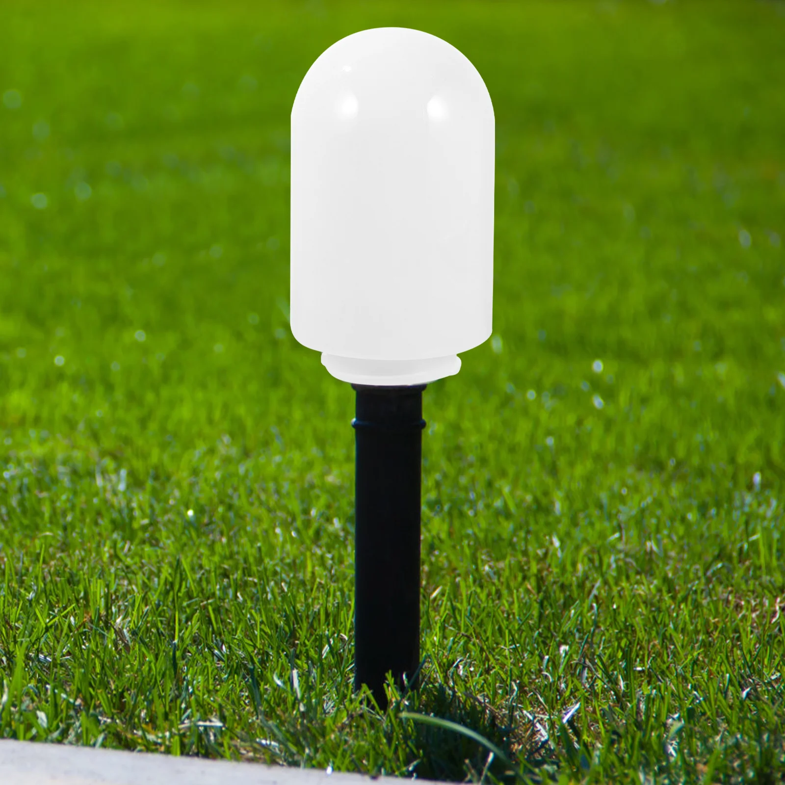 

Outdoor Post Lamp Shade Plastic Decorative Lighting Accessory Simple Style Weather Resistant Trendy Elegant Design Courtyard