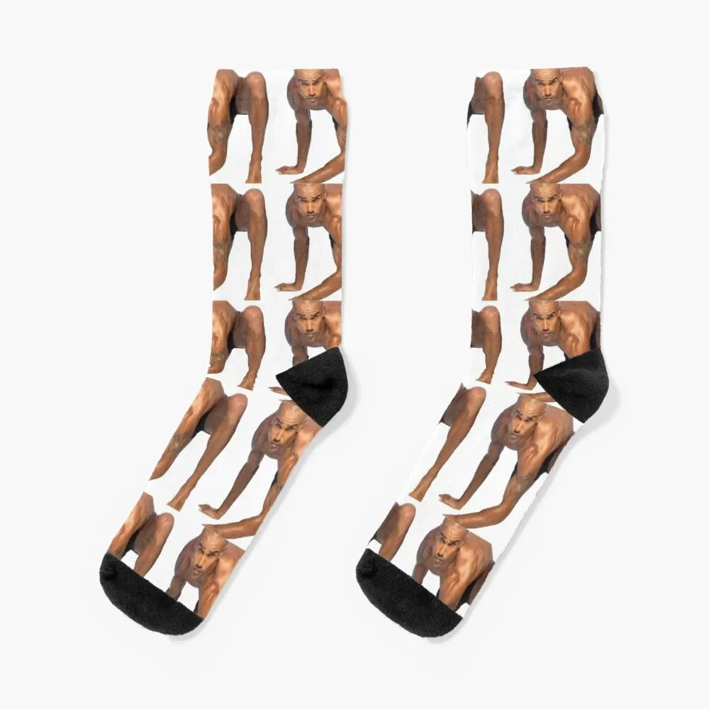 

Shemar Moore Socks hiphop luxe warm winter Mens Socks Women's