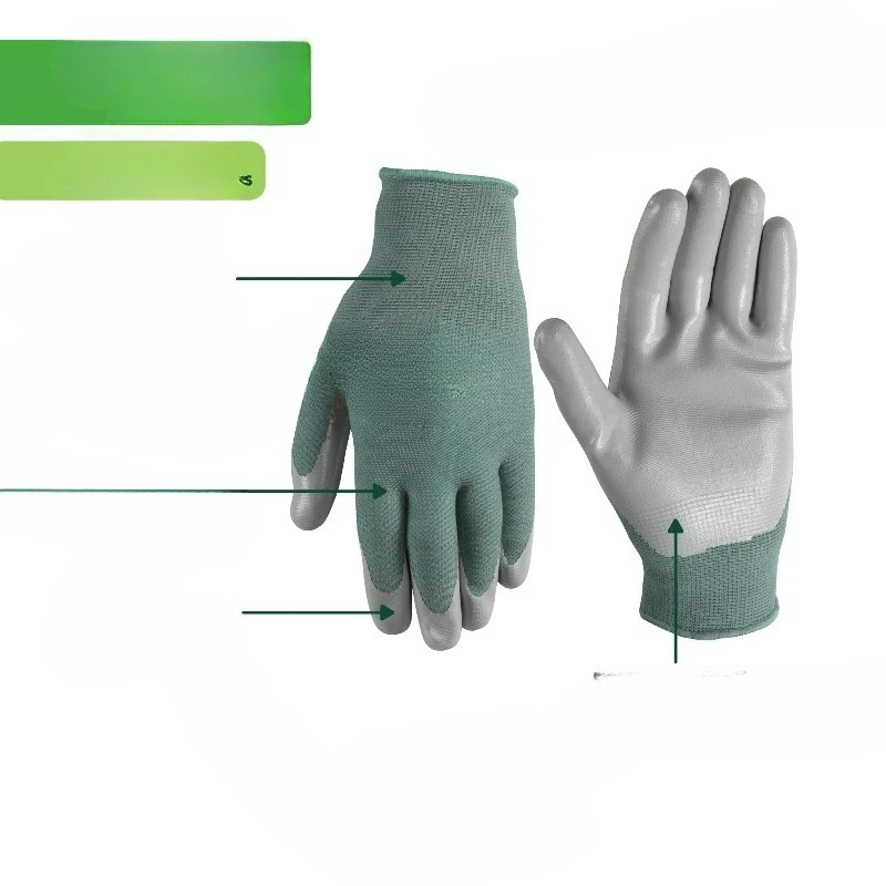Smooth Nitrile Gardening Gloves, Size S