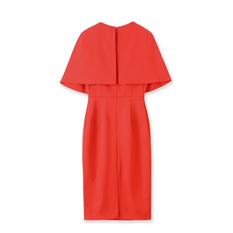 Kate Middleton Princess Dress Women O-Neck Short Sleeve Sheath Dress view 3