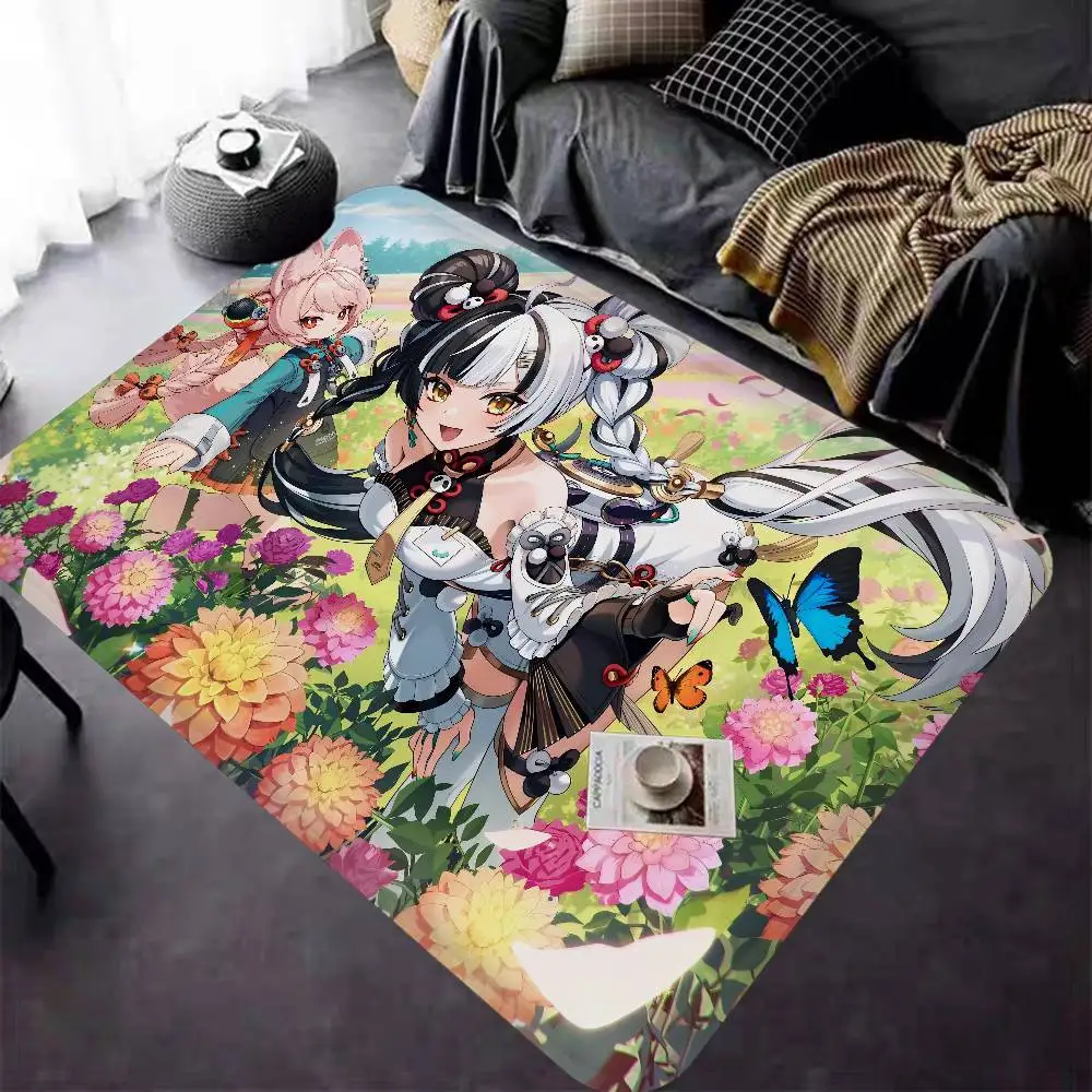 

Zenless Zone Zero Dialyn Door Mat Kids Room Bedroom Decoration Balcony Anti-Slip Doormat Living Room Doormat Area Rug