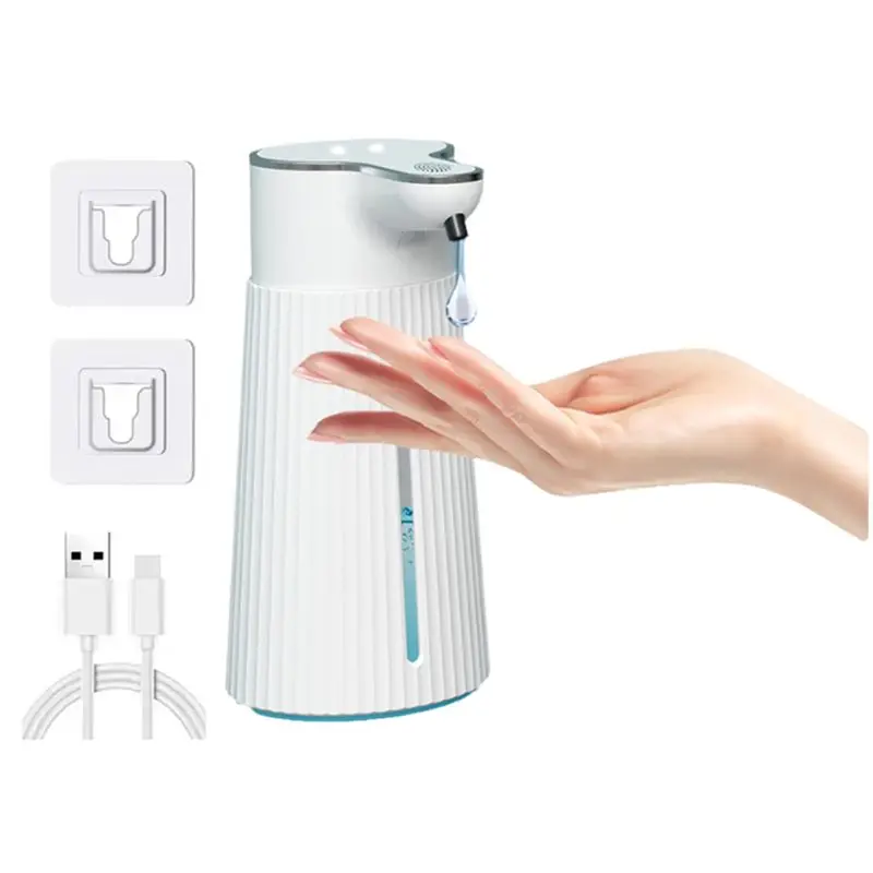 

-Новый автоматический дозатор мыла, настенная умная ручная стиральная машина для жидкого мыла, 400 мл, бесконтактные дозаторы жидкого мыла