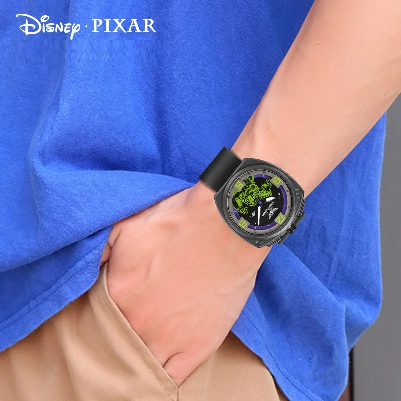 Disney Pixar Toy Story Buzz Lightyear Man Quartz Wristwatch Space Astronaut Luminous Hands Waterproof Boy Student Children Clock