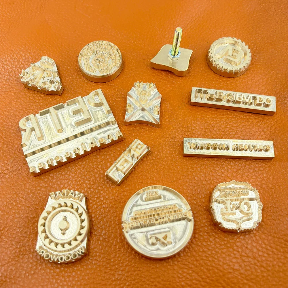 Customized Brass Stamp Iron Mold Personalized Seals Custom LOGO Emboss Electric Iron Cake Wood Burger Branding Foil Hot Stamping