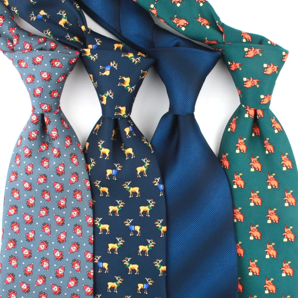 Linbaiway 9cm Neckties for Men's Business Neck Ties Animals Flowers Pattern Handmade Bowknots Gravatas Formal Dress Ties