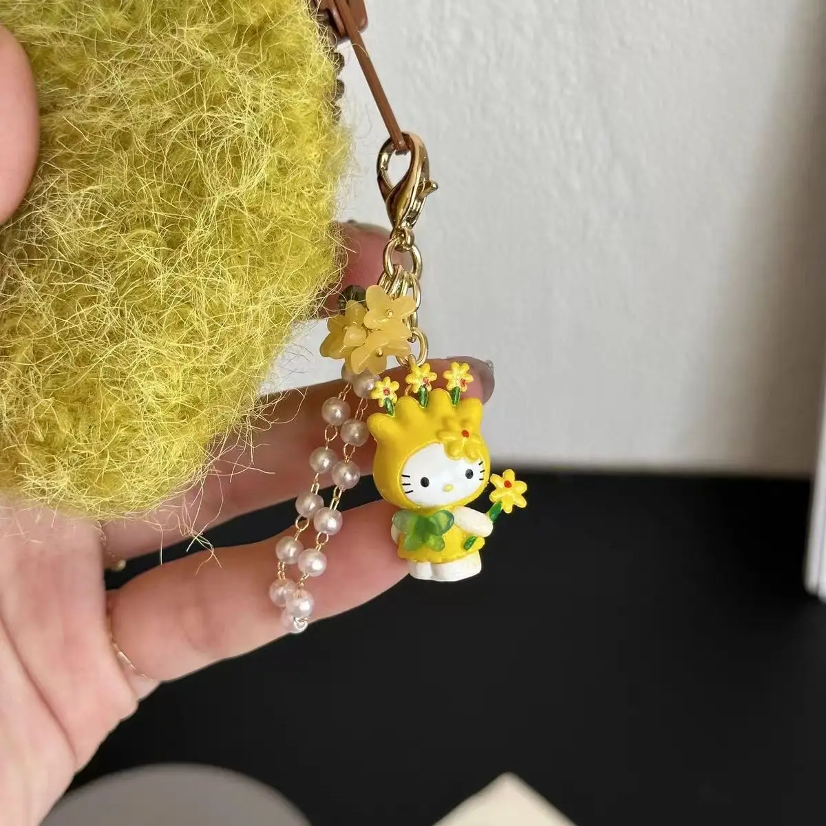 Breloczek Sanrio Anime Hello Kitty, uroczy breloczek z kreskówki, zawieszka, figurka zwierzątka z kreskówki, zabawka, ozdoba do torby szkolnej, prezent