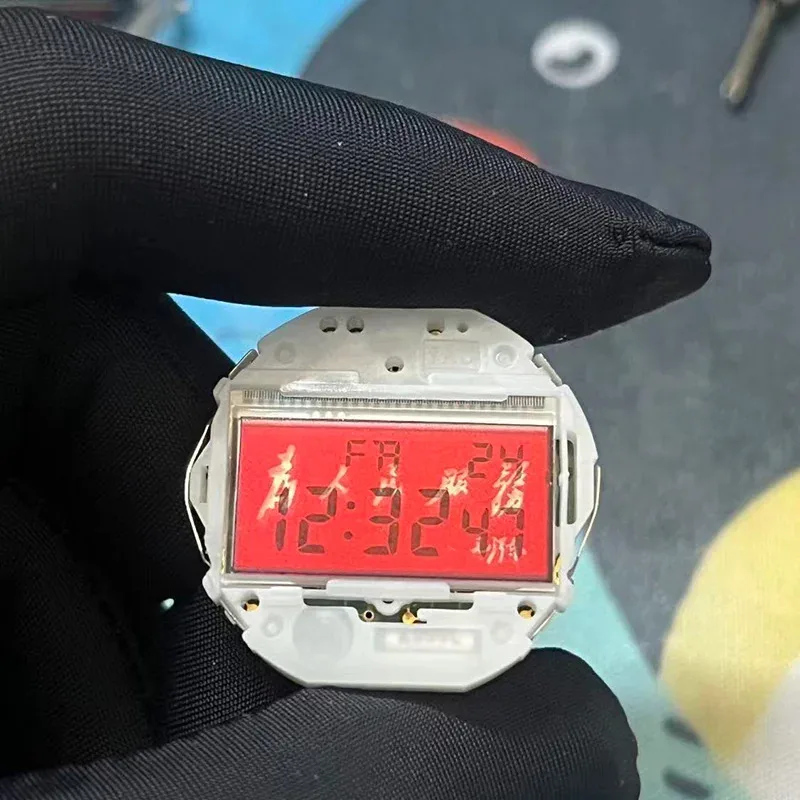 2 шт., маленькая квадратная пленка в стиле ретро, модифицированный цвет экрана, наклейка «сделай сам», пленка F91, аксессуары для Casio F-91W-A158W-A159