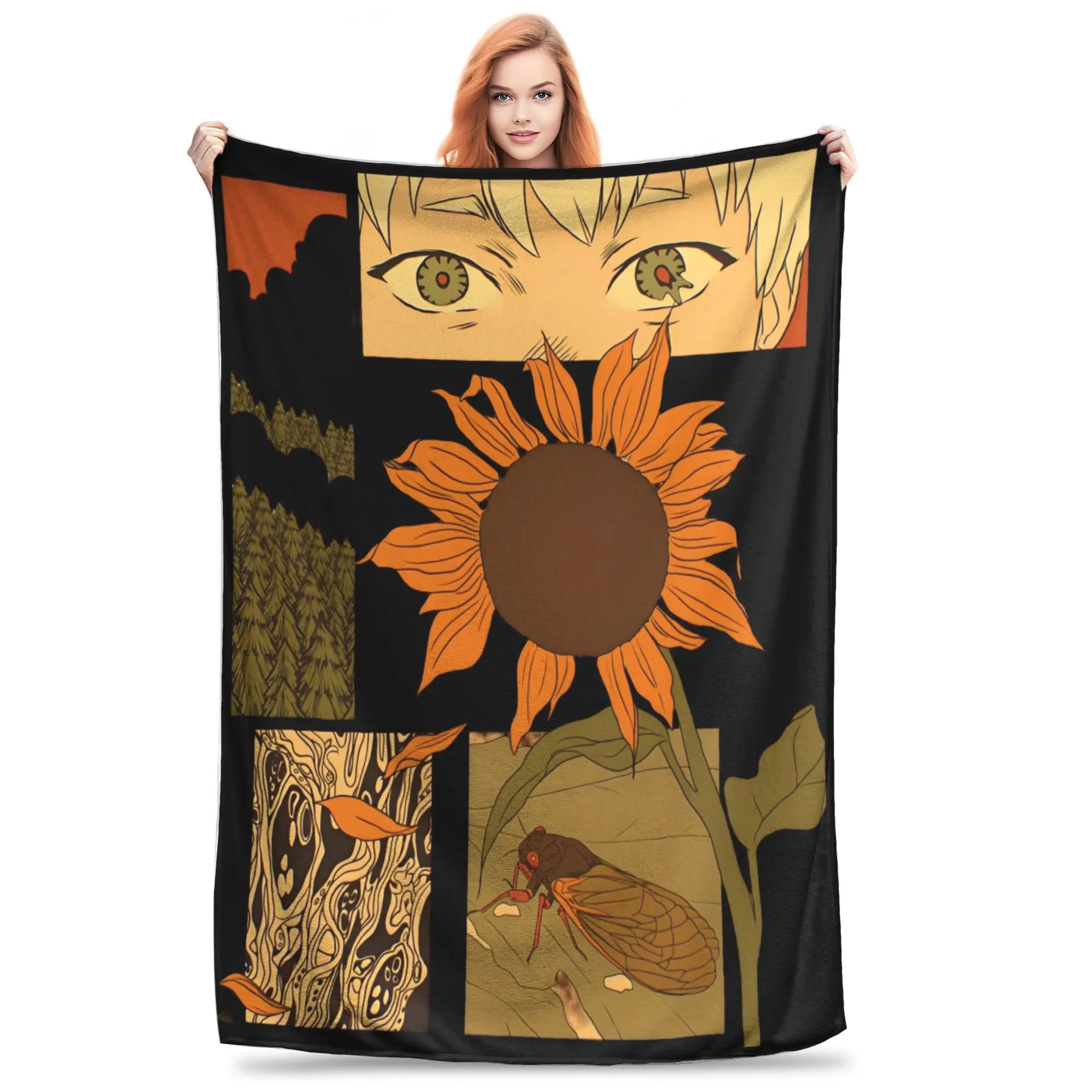 

Летние одеяла Hikaru Died манга, легкие тонкие бархатные новинки, подарочное одеяло, одеяло