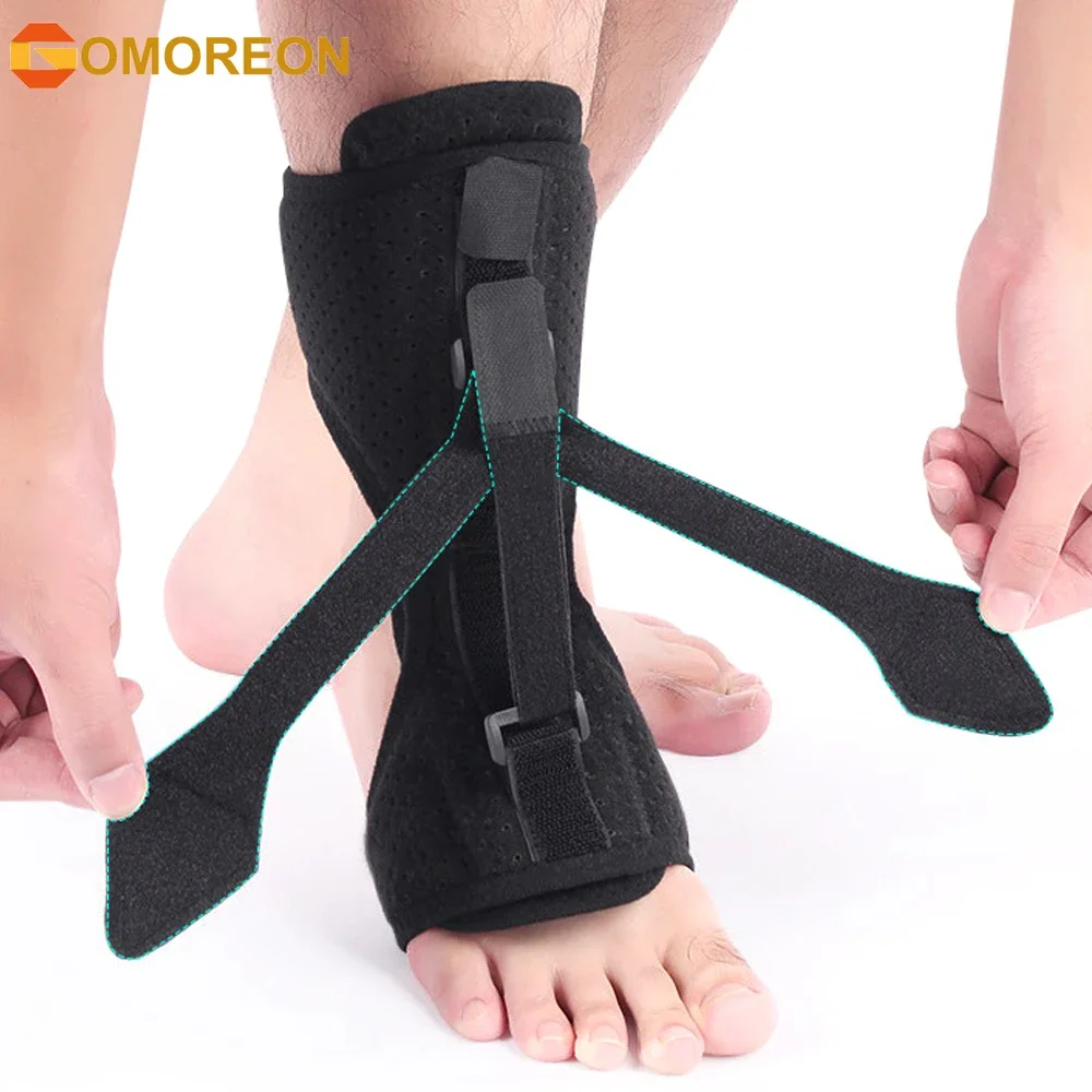 

1Pcs Plantar Fasciitis Night Splint, Adjustable Brace with 3 Straps, Alleviates Foot Drop, Achilles Tendonitis, Day & Night Use