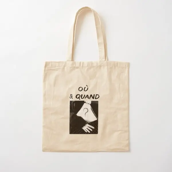 Amelie Poulain Ou Quand Poster Cotton Canvas Bag Unisex Reusable Grocery Foldable Designer Shoulder Bag Fabric Casual Women