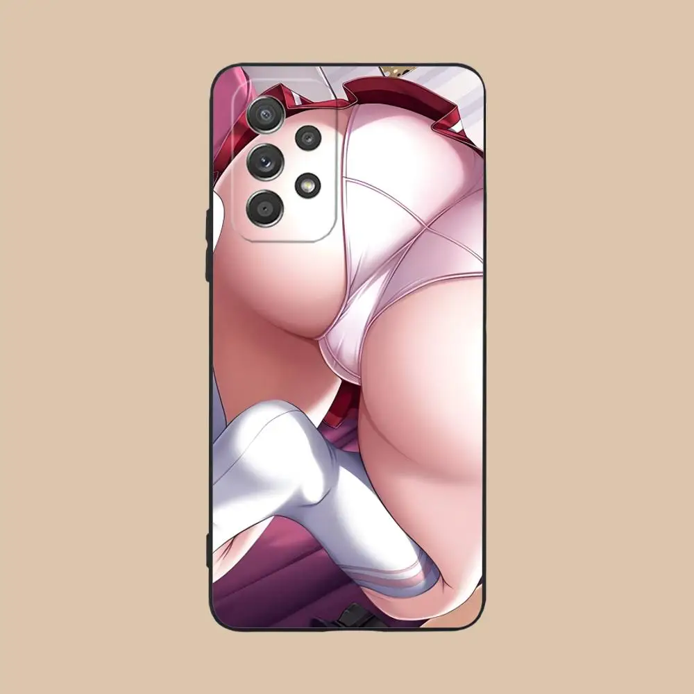 أنيمي Waifu هنتاي قضية الهاتف المحمول لسامسونج غالاكسي A73 72 71 70 56 55 54 53 52 36 35 34 23 16 15 5G اللون الغطاء الواقي