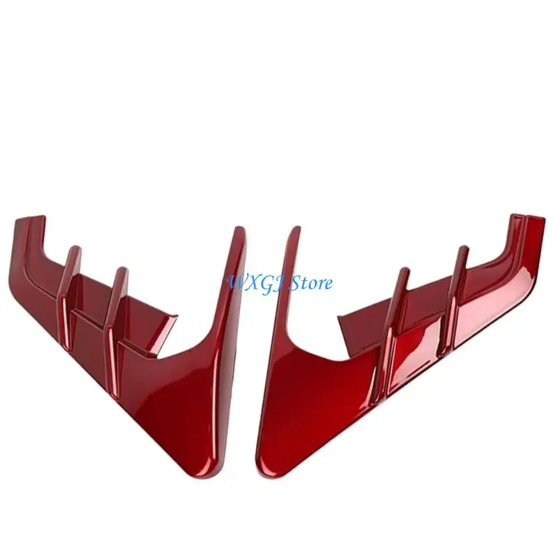 

37JE Pair Accuracy Fit Plastic Camera Covers Glossy Carbon Fiber Cover fit for Electric Car Provide Scratch Resistance