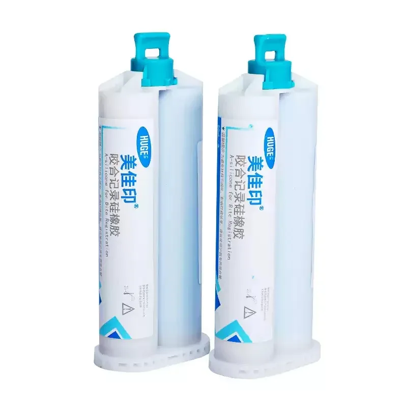 Imagen 5: Material de Silicona para Registro de Mordida Dental HUGE, 50ml, Elastómero para Impresiones Oclusales, Suministro de Laboratorio de Impresiones Dentales