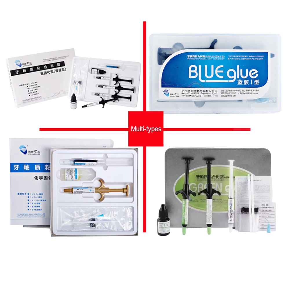 

Стоматологический ортодонтический адгезив светового отверждения для эмали зубов, брекетов и крепления ортодонтических систем. Смола-клей для стоматологических клиник.