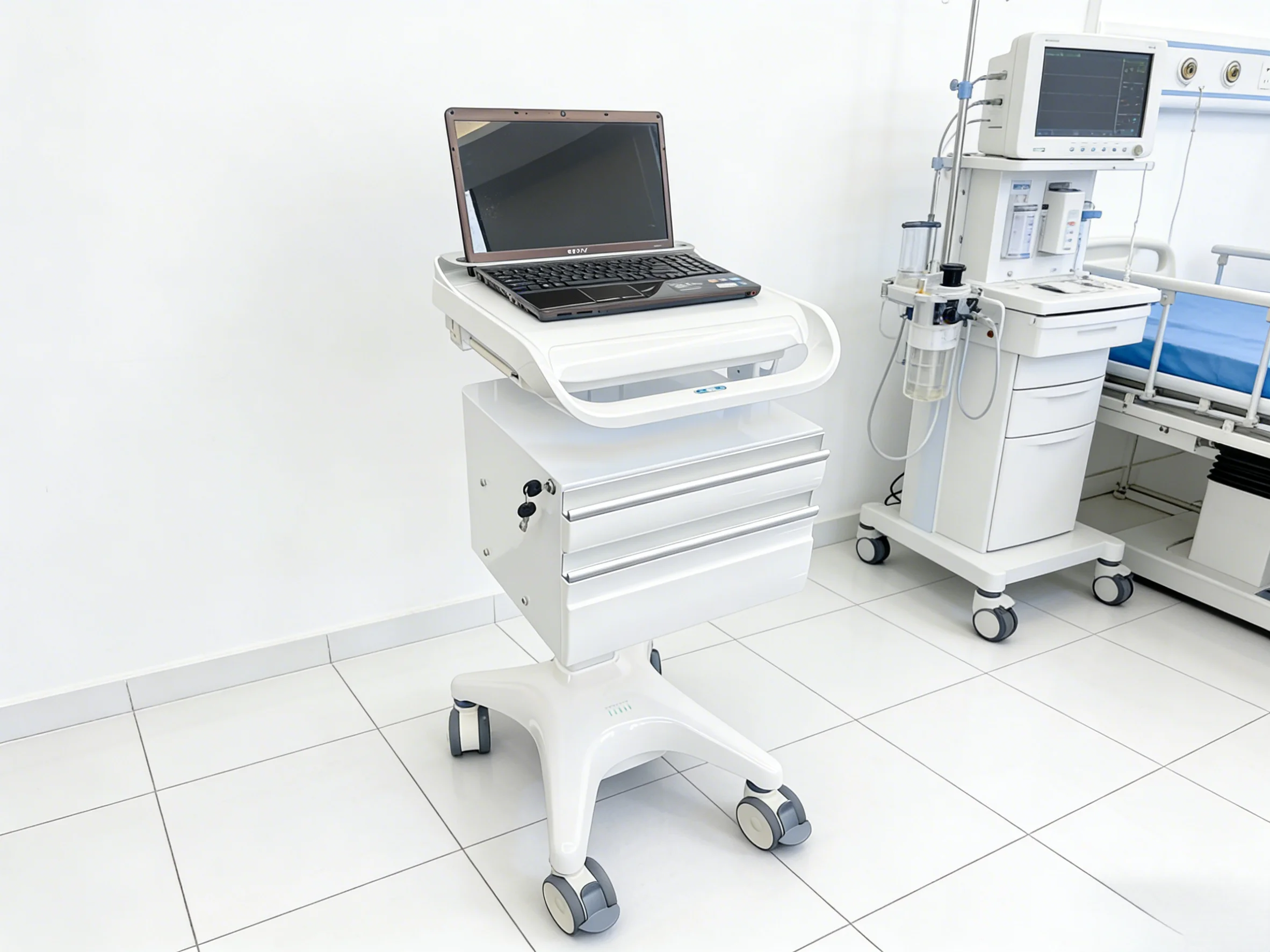 The Most Cost-effective Mobile Medical Cart Laptop Care Cart Cart 3-year Warranty