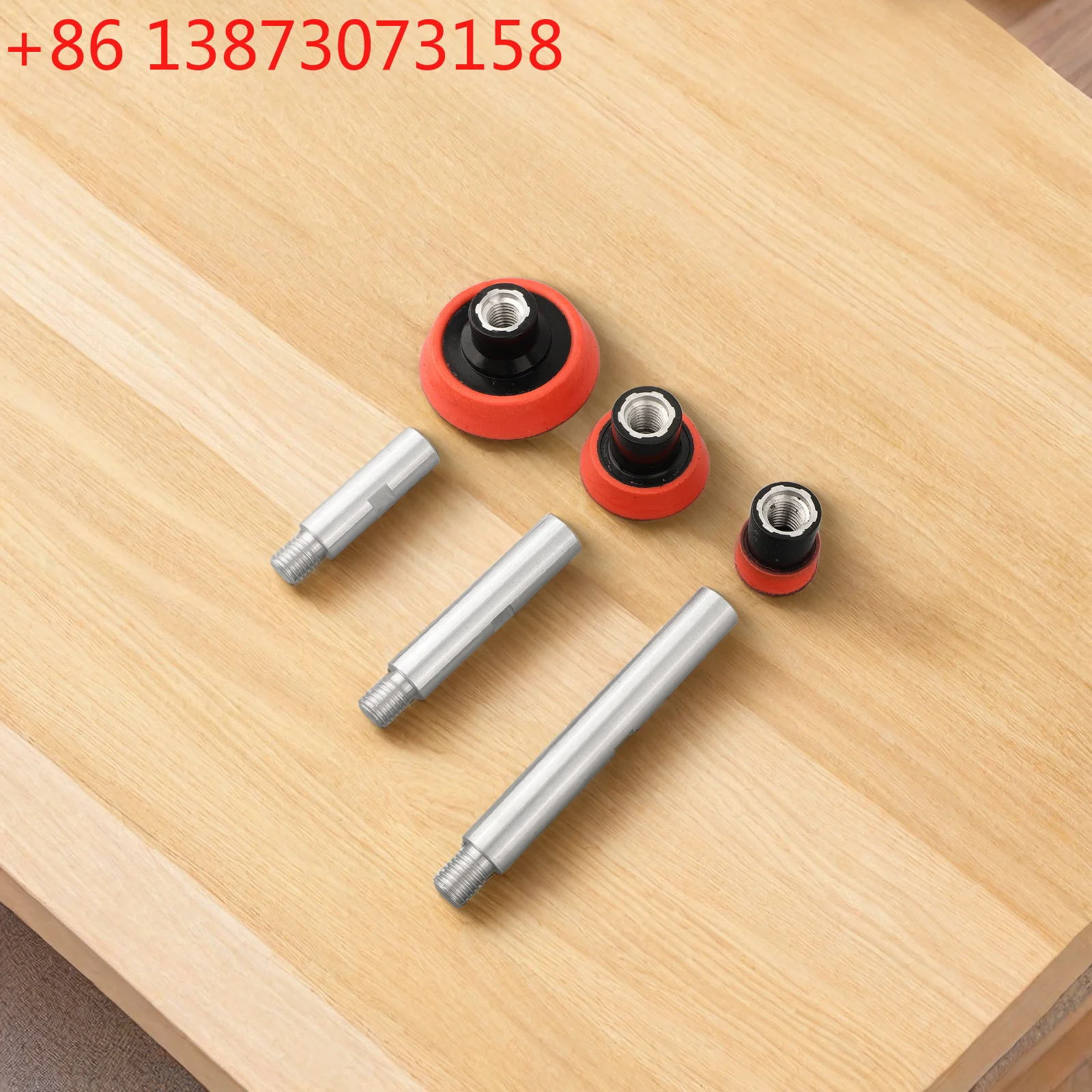 Deep Grinding Extension Rods with Polishing Pads Set for M14 75100140mm Thread Adapter Improve Work Efficiency