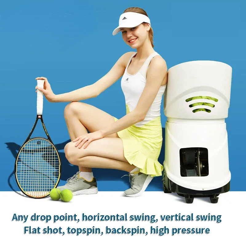 Hot SalesElectronic Tennis Ball Machine Automatic Ball Thrower Shooter With Remote Control