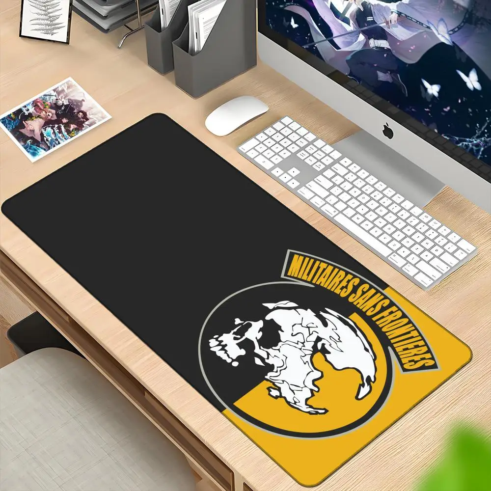 

Hot Games Metal Gear Solid Mouse Pad XXL Gaming Accessories Office Gamer Keyboard Desk Mat Non-Slip Laptop rubber Anime Mousepad