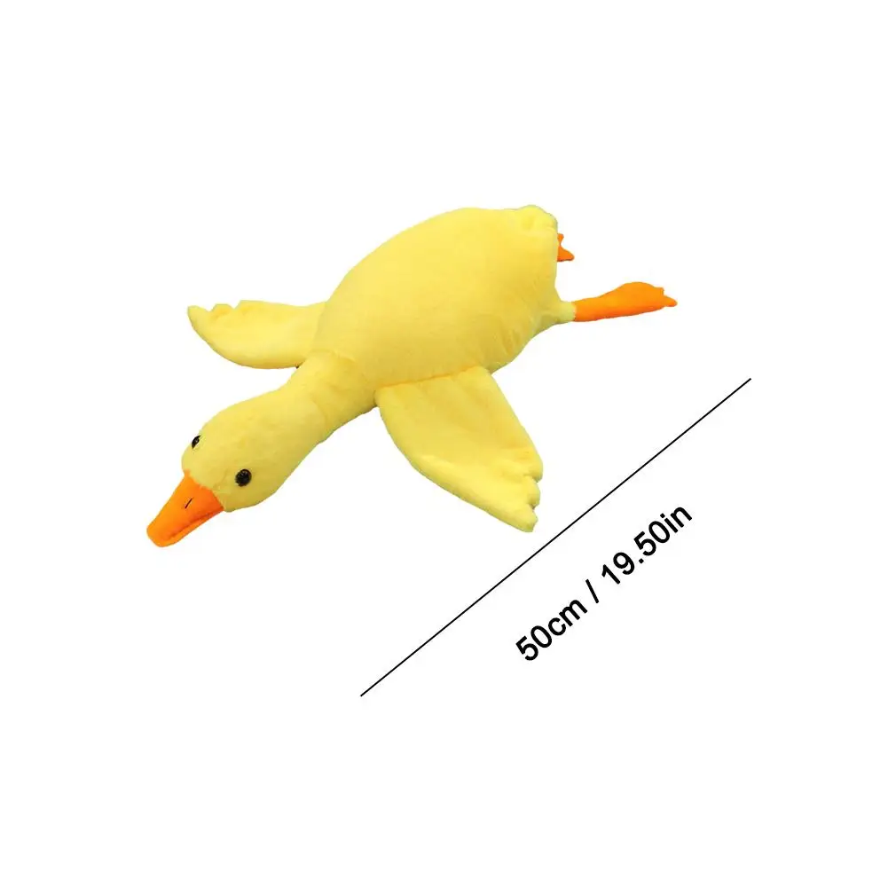 Funny Goose Stuffed Soft Duck Plush Toy Sleeping Pillow Sofa Cushion Swan Goose Dolls For Bed Couch Tachable Sleeping Companion