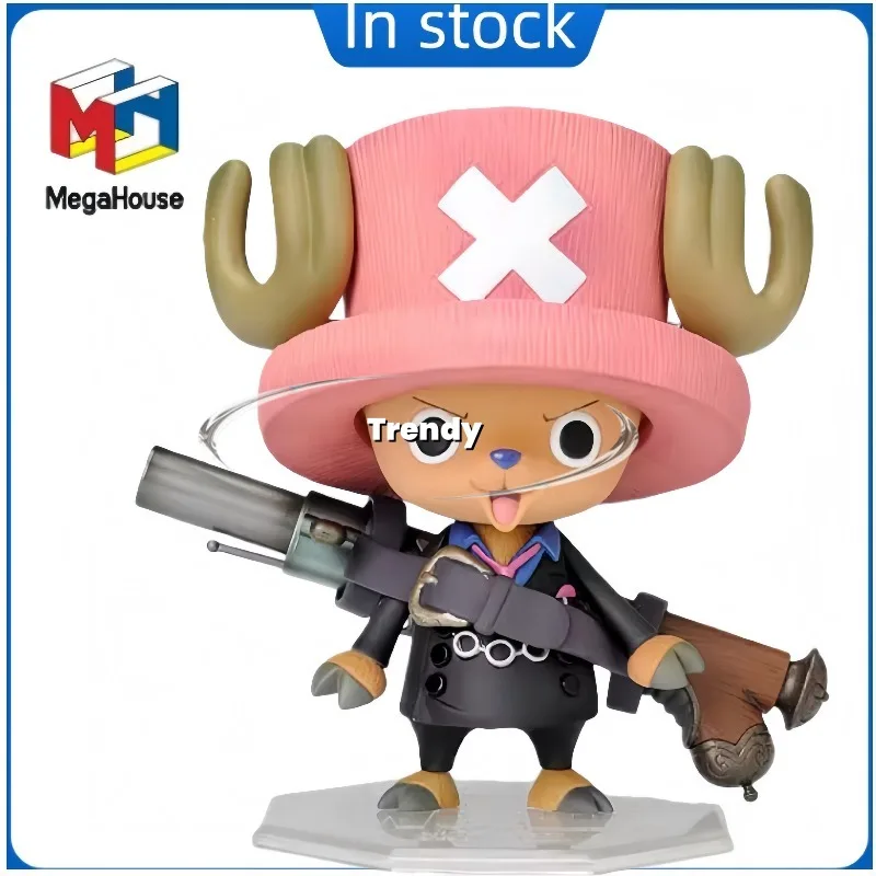 original-megahouse-pop-fort-monde-noir-chopper-pistolet-tenant-theatral-une-piece-figure-modele-jouet