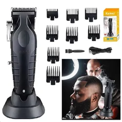 Kemei Professional Hair Clipper For Men Adjustable Beard Electric Hair Trimmer Rechargeable Hair Cutting Machine Barber tool