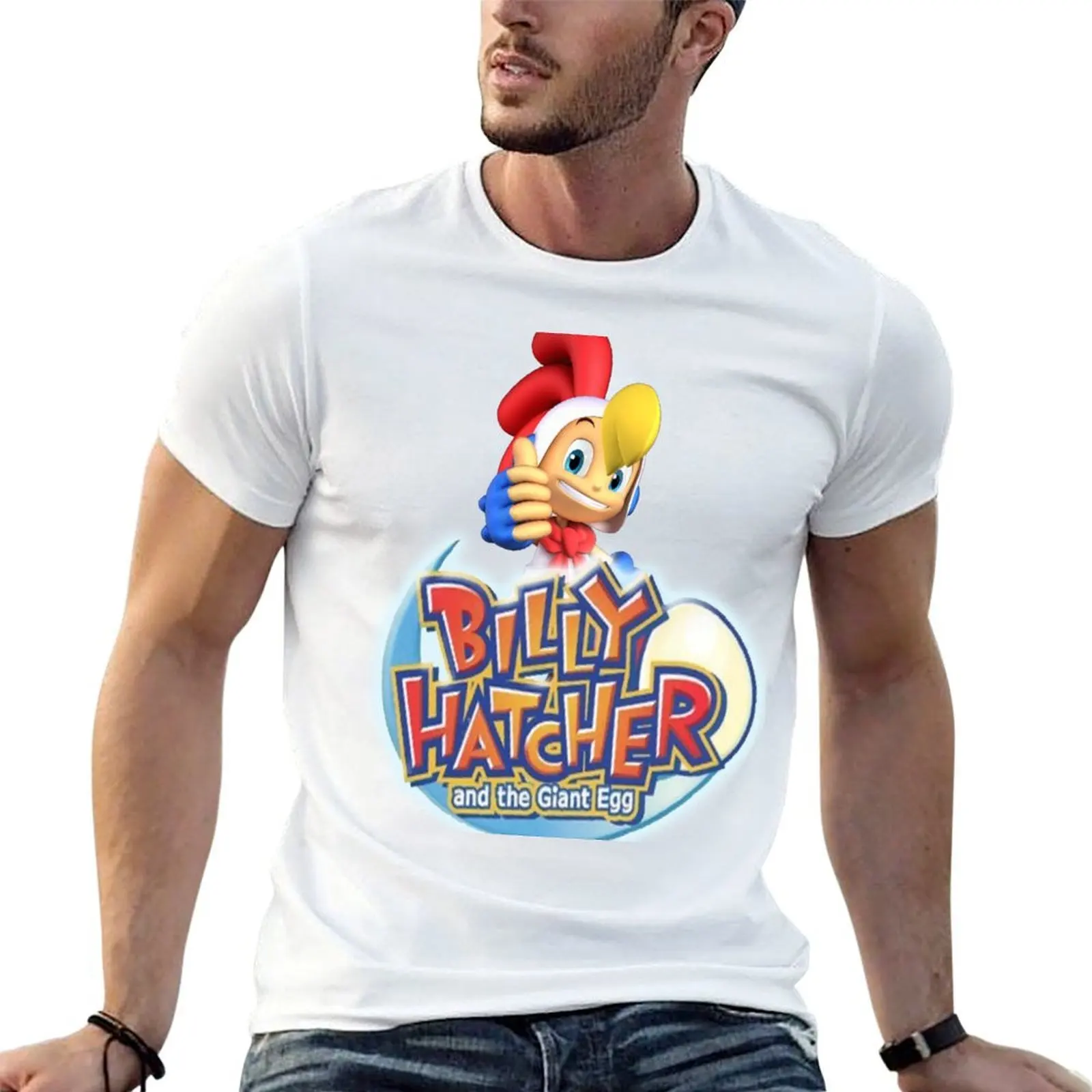 Футболка Billy Hatcher & The Giant Egg, большая и высокая футболка для спортзала