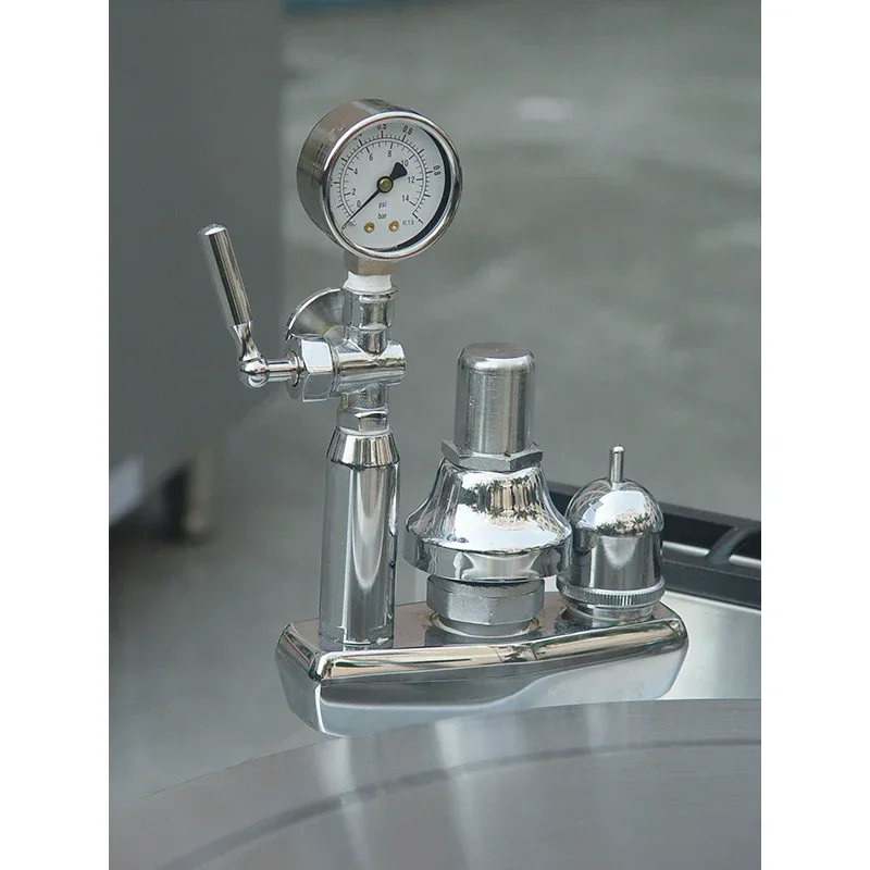 غلاية المطبخ سعة 100 لتر، وعاء الحساء التجاري، وعاء الغليان المغلف