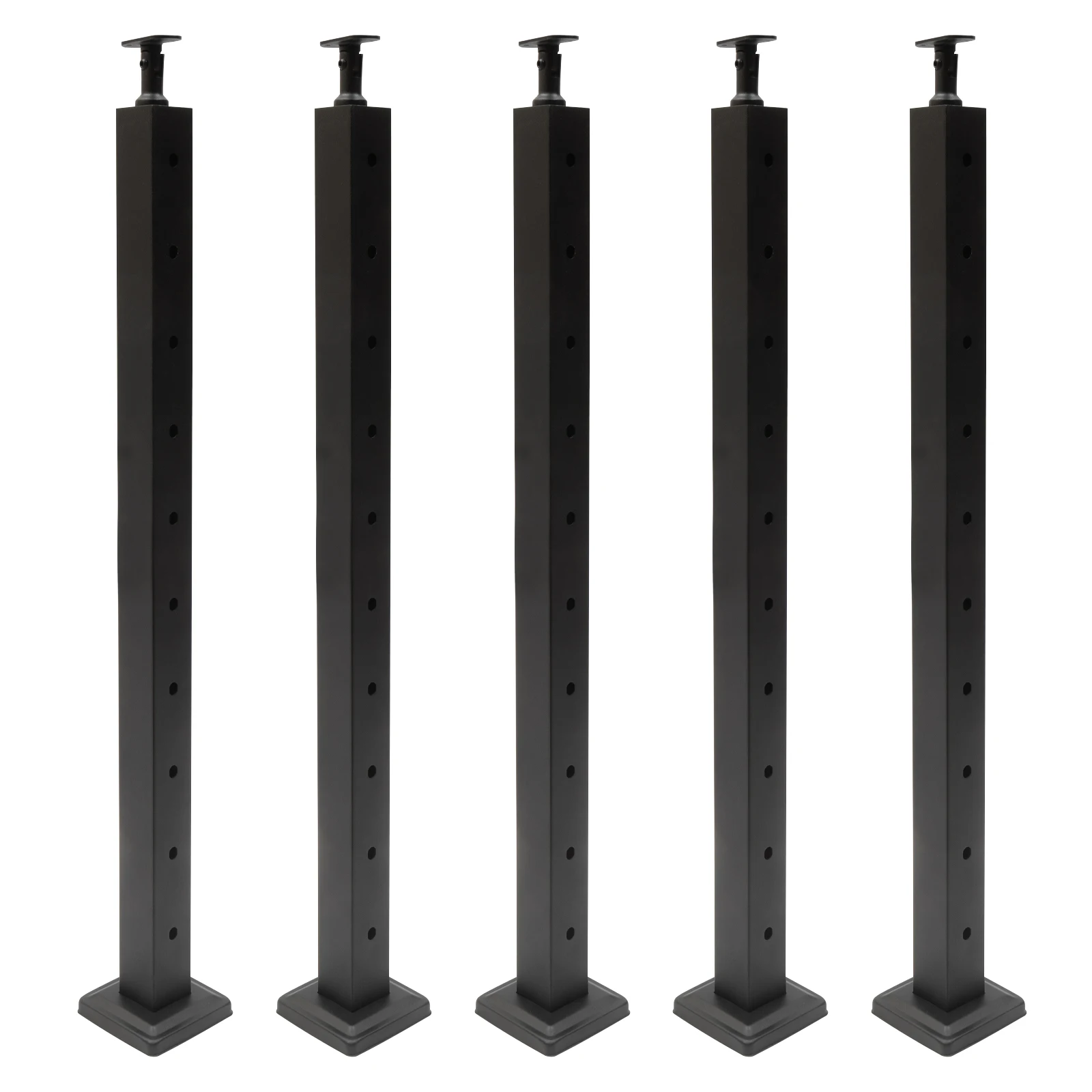 High-Quality 304 Stainless Steel Cable Railing with T-Shaped Design, Black Finish, Easy Installation, Stable and Long-Lasting