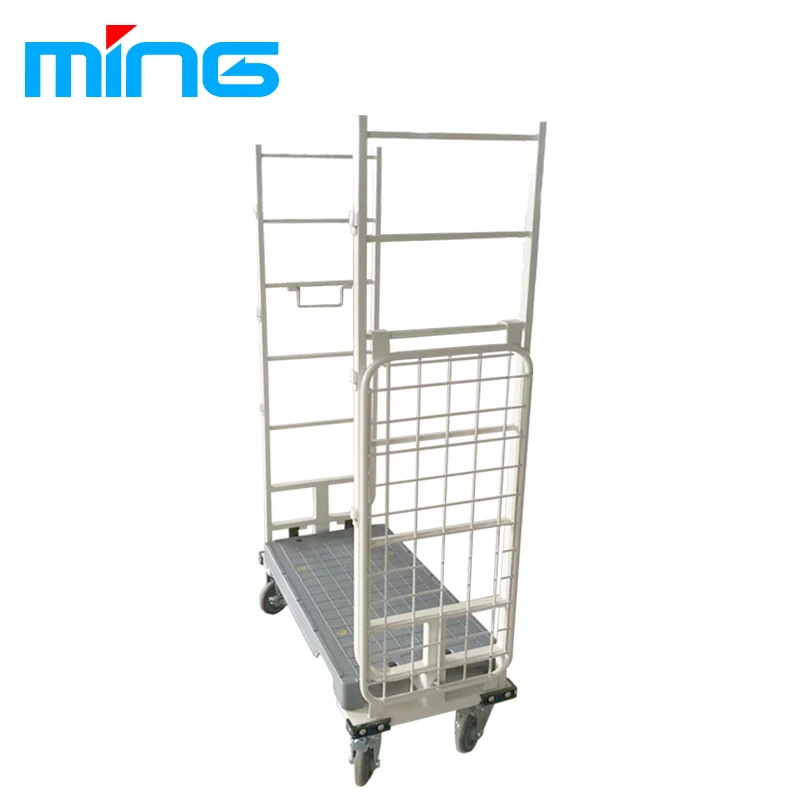 Carrello U-Boat con Base in plastica magazzino logistica quattro ruote supermercato carrello per carichi pesanti carrello