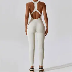 Ensemble de vêtements de sport pour femmes, combinaison de yoga, salopette de fitness, vêtements d'entraînement Pilates, tenue push-up, vêtements de sport