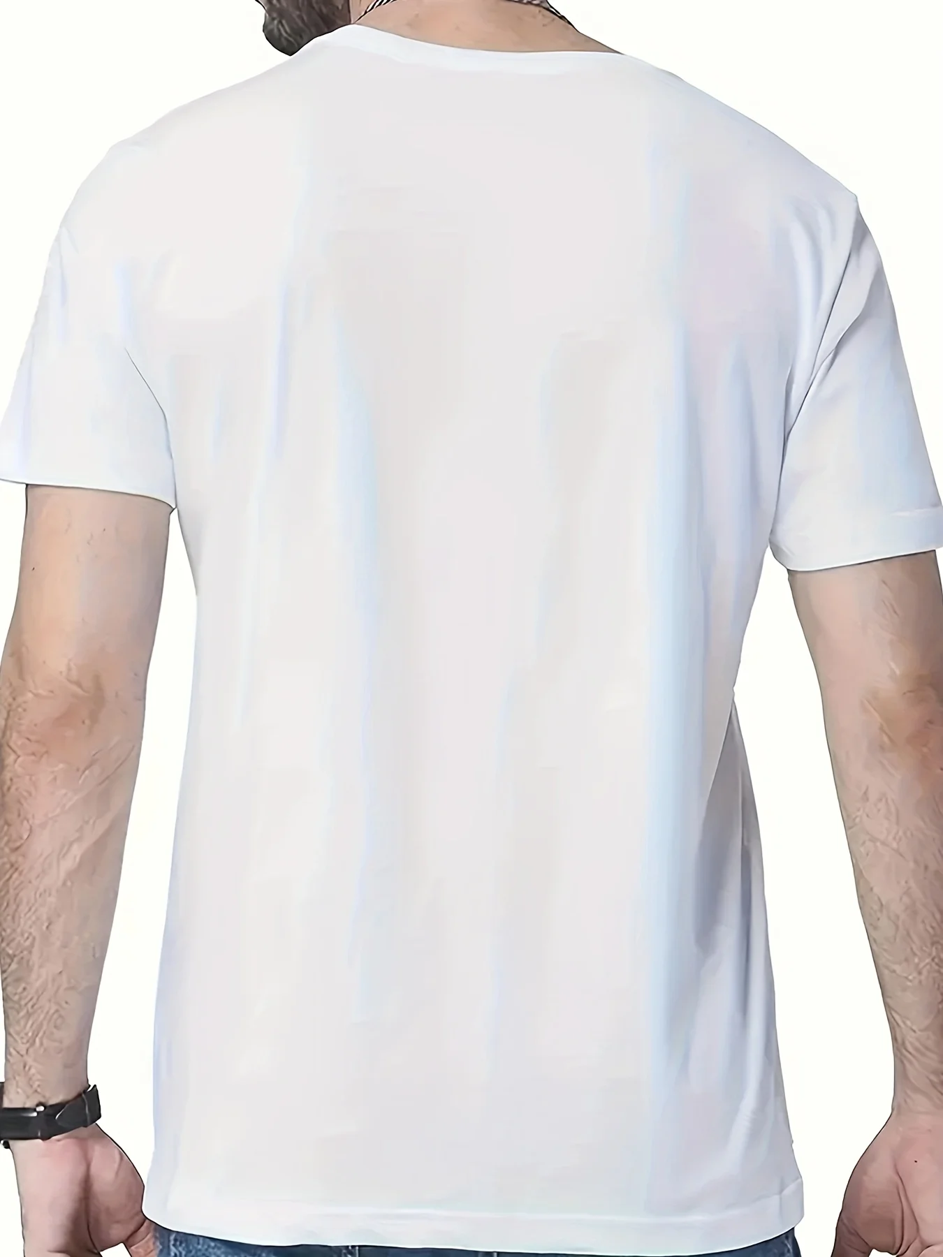 تي شيرت رجالي من القطن برسومات ريك آند مورتي، أسود مريح، برقبة دائرية وأكمام قصيرة مع طباعة كرتونية لصالة الألعاب الرياضية