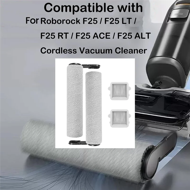 M04K Rolka szczotki z filtrem HEPA do odkurzacza Roborock F25 / F25 LT / F25 RT / F25 ACE / F25 ALT