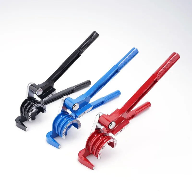 3-Slot Manual Tube Bender Copper Aluminum Pipes Tube Bender Labor-saving Air Conditioning Refrigeration Repair Hand Tool
